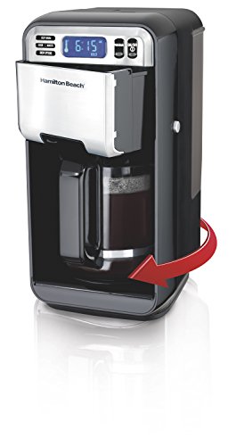 Hamilton Beach 46205 12-Cup Programmable Coffee Maker, Stainless Steel